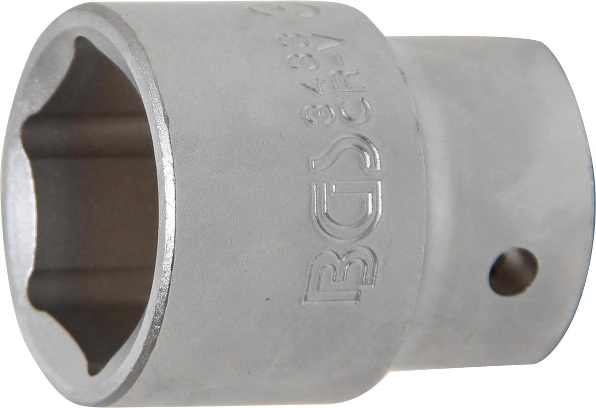 SOCKET, HEXAGON | 20 MM (3/4") DRIVE | 33 MM (3433)