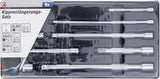 "WOBBLE" EXTENSION BAR SET | 6.3 MM (1/4") / 10 MM (3/8") / 12.5 MM (1/2") | 9 PCS. (6113)