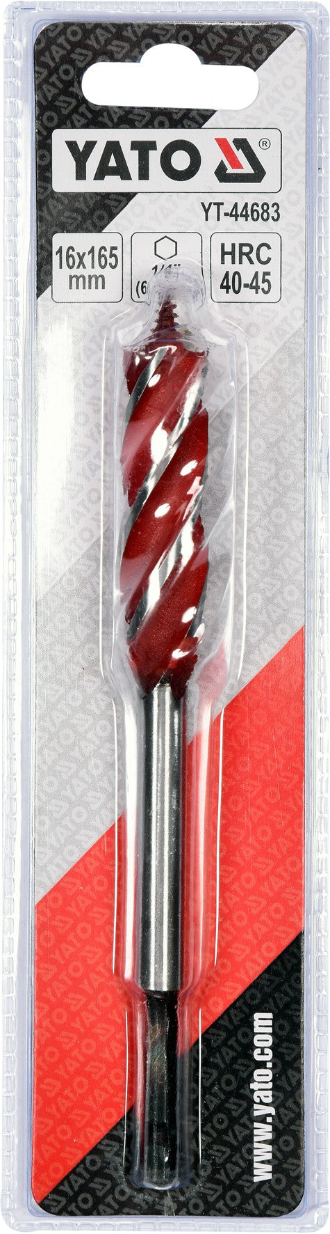 AUGER DRILL BIT 16MM HEX (YT-44683)
