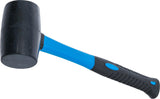 RUBBER MALLET | FIBREGLAS SHAFT | BLACK HEAD | Ø 50 MM | 280 G (1960)