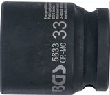 IMPACT SOCKET, HEXAGON | 20 MM (3/4") DRIVE | 33 MM (5633)