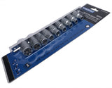 E-TYPE SOCKET SET | 12.5 MM (1/2") | E10 - E24 | 9 PCS. (KR121009)