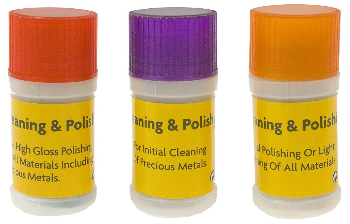 POLISHING AND CLEANING KIT | DISCS, PASTE AND CONNECTORS | 7 PCS. (CP07)