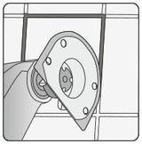 BRAZED CARB. D-SHAPE BLADE FOR MULTITOOL (YT-34682)