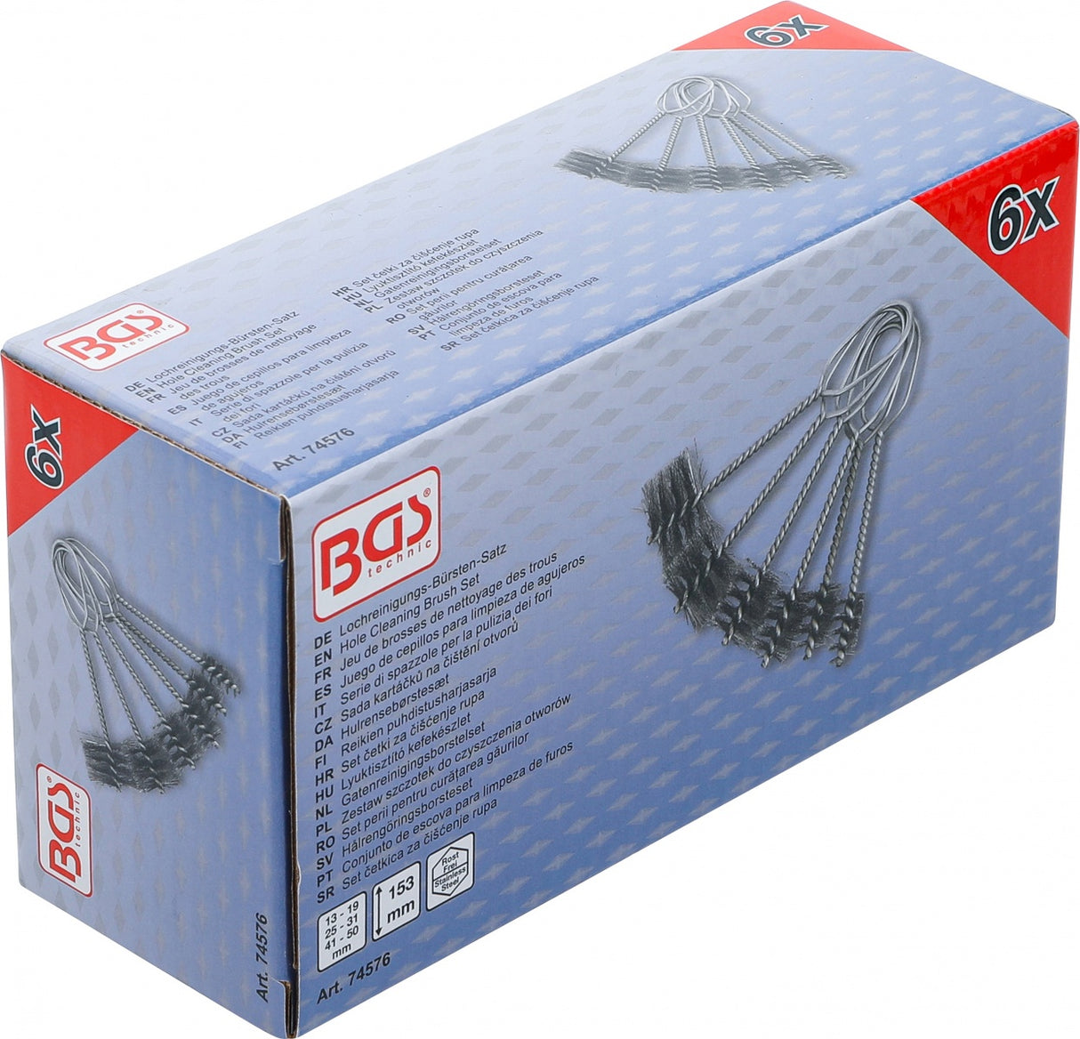 HOLE CLEANING BRUSH SET | 6 PCS. (74576)