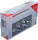 STUBBY RATCHET SET | 6.3 MM (1/4") / 10 MM (3/8") / 12.5 MM (1/2") | 3 PCS. (215)