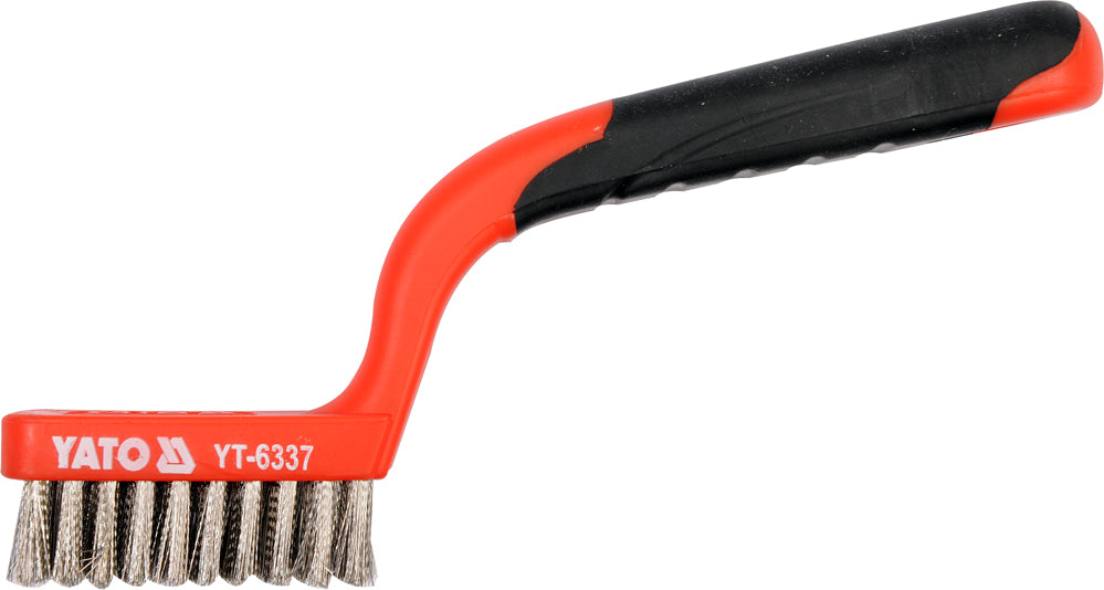 WIRE BRUSH 3X10 ROWS L=180MM (YT-6337)