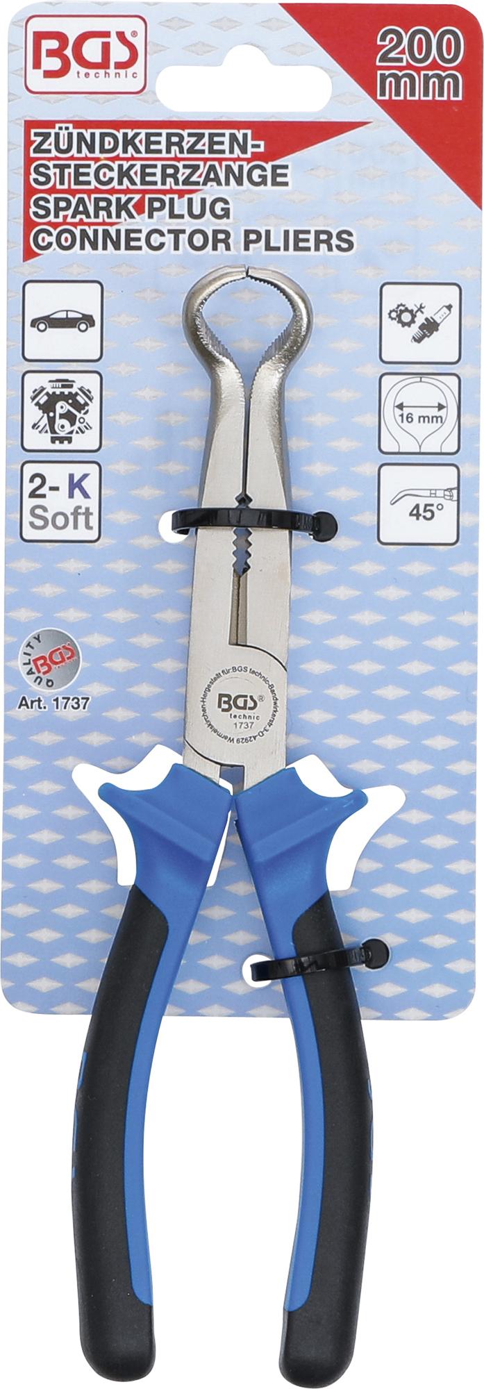 SPARK PLUG CONNECTOR PLIERS | WITH RING TIP Ø 16 MM | 200 MM (1737)