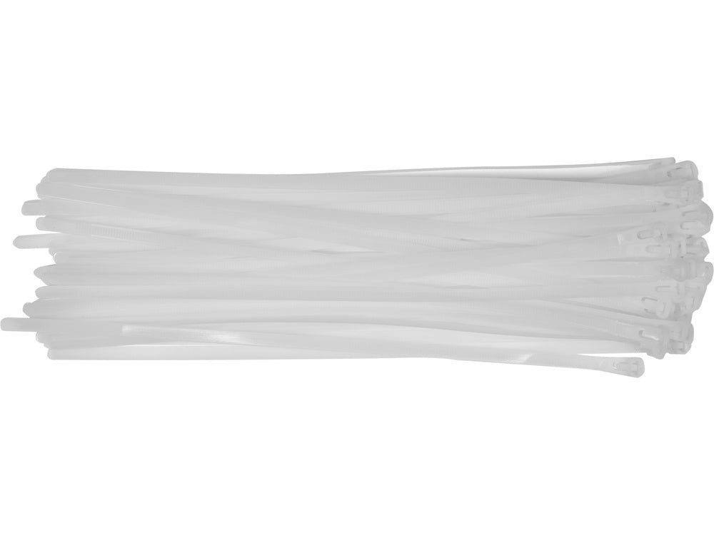 RELEASABLE CAB TIES 7,6X350MM 50PCS WHI (YT-70666)