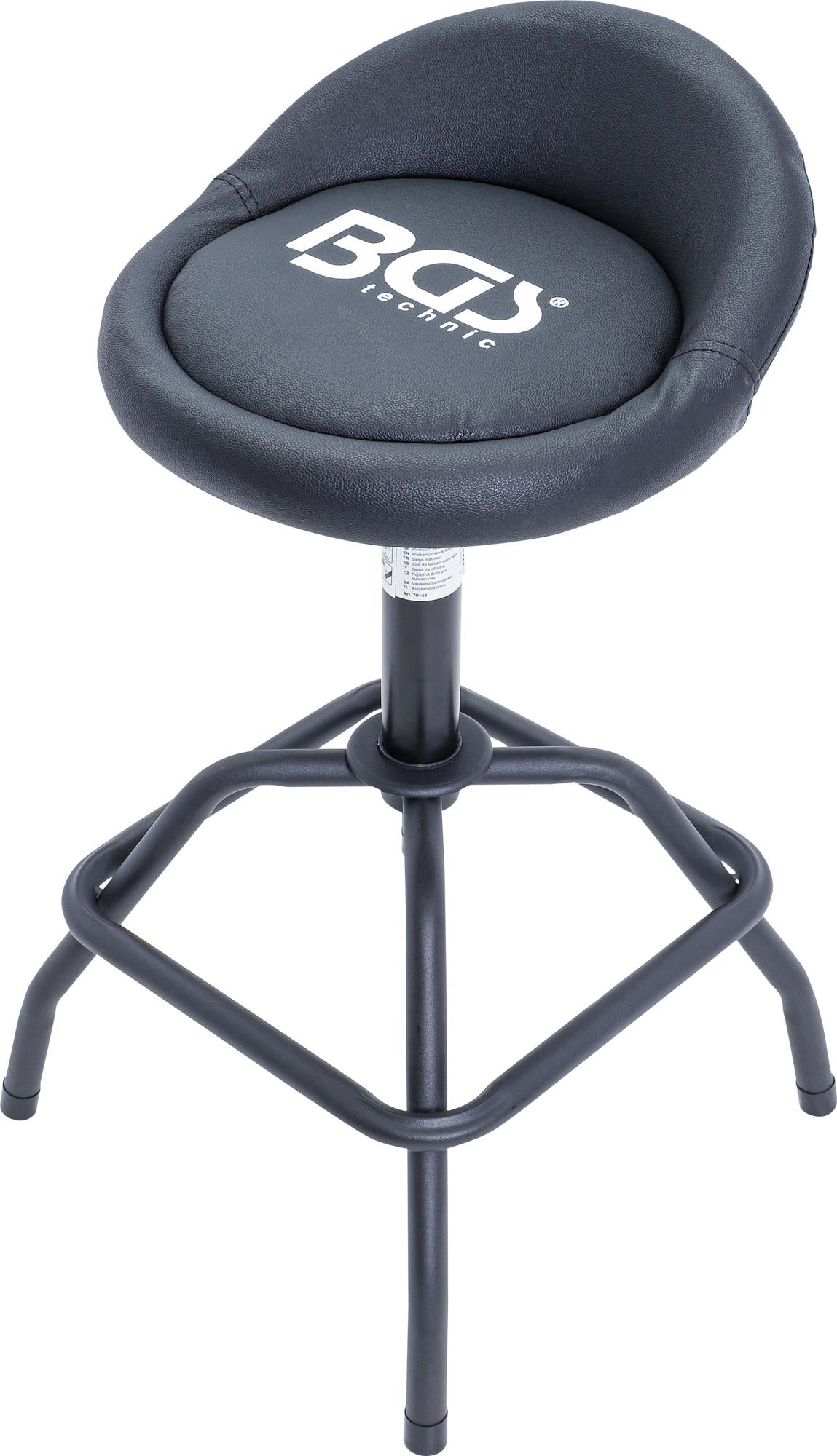 WORKSHOP STOOL | HEIGHT ADJUSTABLE | 630 - 770 MM (70144)