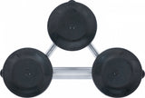 TRIPLE RUBBER SUCTION | ALUMINIUM | Ø 115 MM (7996)