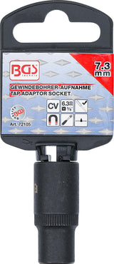 TAP ADAPTOR SOCKET | 10 MM (3/8") DRIVE | 7.3 MM (72105)