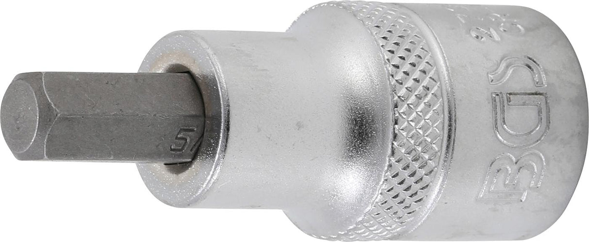 BIT SOCKET | LENGTH 55 MM | 12.5 MM (1/2") DRIVE | INTERNAL HEXAGON 5/16" (2735)