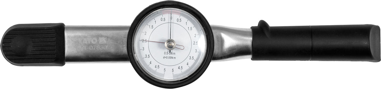 DIAL TORQUE WRENCH 1/4"  0-5NM (YT-07830)