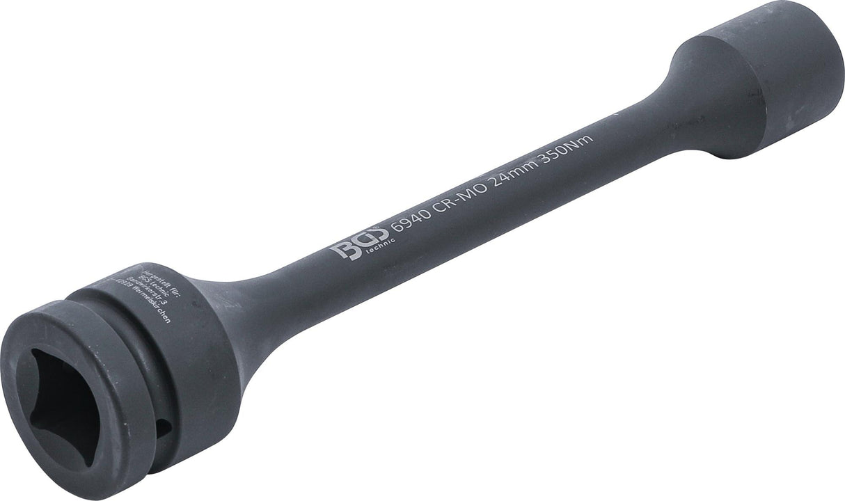 TORSION IMPACT SOCKET, HEXAGON | 25 MM (1") DRIVE | 24 MM | 350 NM (6940)