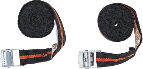 TIE DOWN STRAP SET WITH QUICK LOCK | 2.5 M X 25 MM | 2 PCS. (3599)