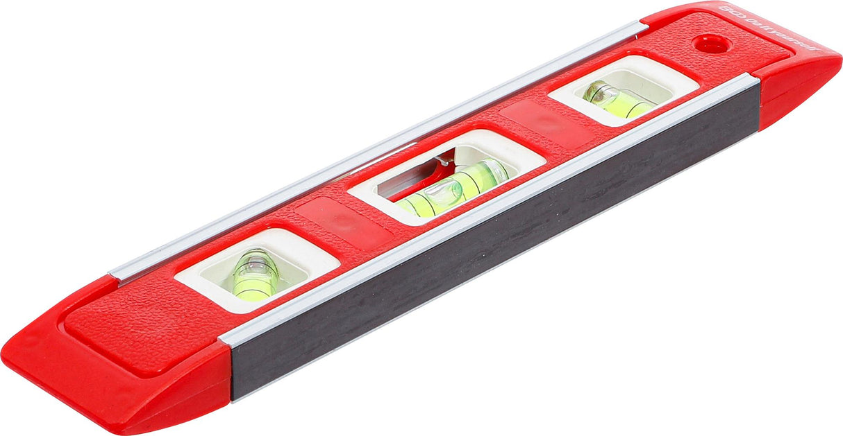 TORPEDO LEVEL | WITH MAGNET | 3 SPIRIT LEVELS | 230 MM (50868)