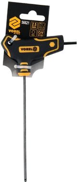 T-HANDLE HEX KEY WITH BALL 2.5MM (56621)