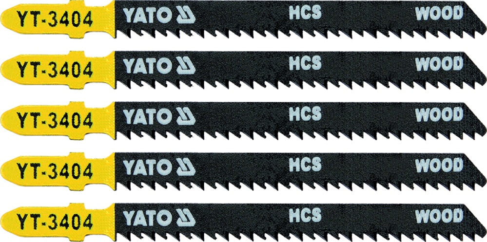 JIG SAW BLADE FOR WOOD TYPE T 10TPI 5PCS (YT-3404)
