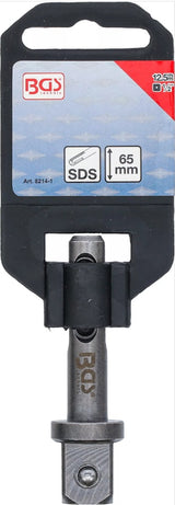 SOCKET ADAPTOR | 65 MM | SDS EXTERNAL SQUARE 12.5 MM (1/2") (8214-1)