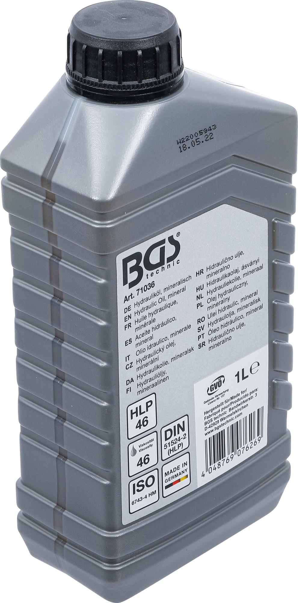 HYDRAULIC OIL | MINERALLY | 1 L (71036)