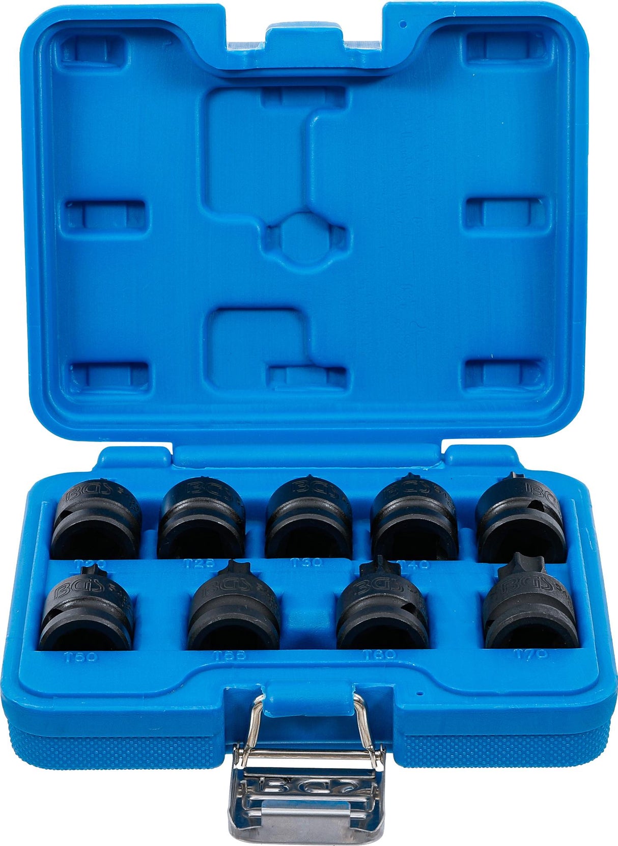 IMPACT BIT SOCKET SET | 12.5 MM (1/2") DRIVE | T-STAR (FOR TORX) T20 - T70 | 9 PCS. (5486)