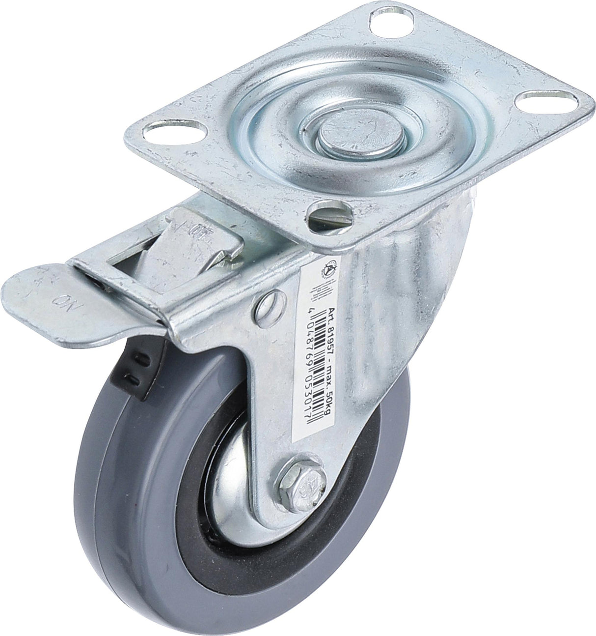 CASTOR WITH BRAKE | WITH BASE | Ø 75 MM (81957)
