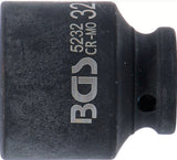 IMPACT SOCKET, HEXAGON | 12.5 MM (1/2") DRIVE | 32 MM (5232)