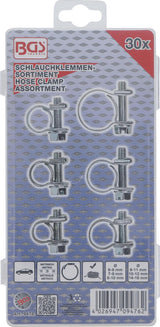 HOSE CLAMP ASSORTMENT | Ø 6 - 16 MM | 30 PCS. (9476)