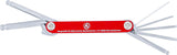 FOLDABLE KEY |INTERNAL HEXAGON WITH BALL POINT 1.5 - 6 MM | 7 PCS. (7847)