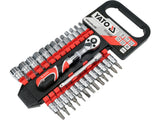 28 PCS DRIVE SOCKETS SET 1/4" (YT-14433)