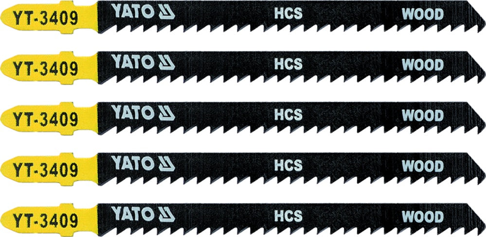 JIG SAW BLADE FOR WOOD TYPE T 8TPI 5PCS (YT-3409)