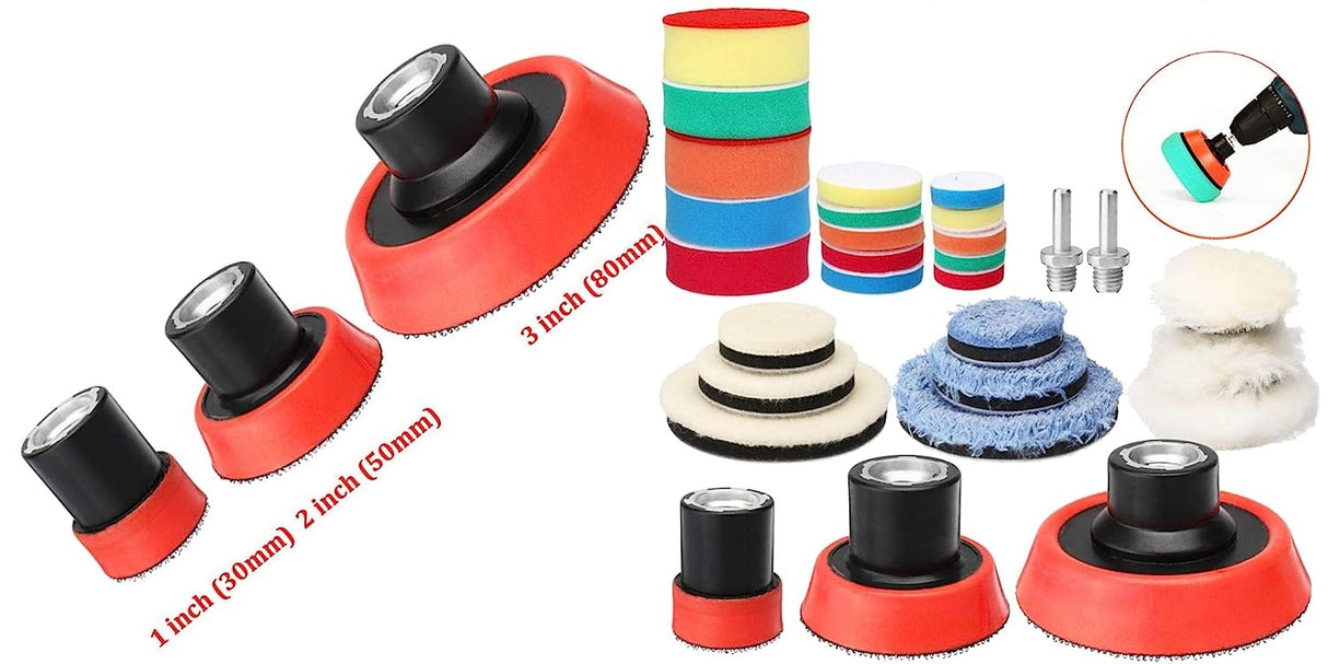 GRINDING, POLISHING, WAXING, SEALING GLAZE KIT | 29 PCS. (P29A)