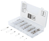 ASSORTMENT OF PINS (SPLIT PINS) | 22–55 MM | 6 SIZES | 250 PCS (88196)
