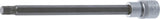 BIT SOCKET | LENGTH 200 MM | 12.5 MM (1/2") DRIVE | SPLINE (FOR XZN) | M10 (4335)