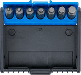 SCREW EXTRACTOR SET | FOR DAMAGED INTERNAL HEXAGON 1.5 - 6 MM | 7 PCS. (5289)