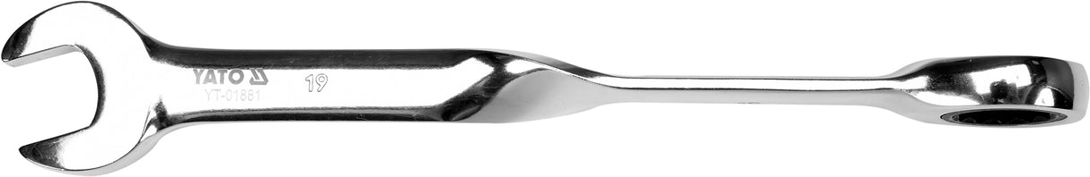 COMBINATION RATCHET WRENCH | X-BEND | 19 MM (YT-01881)