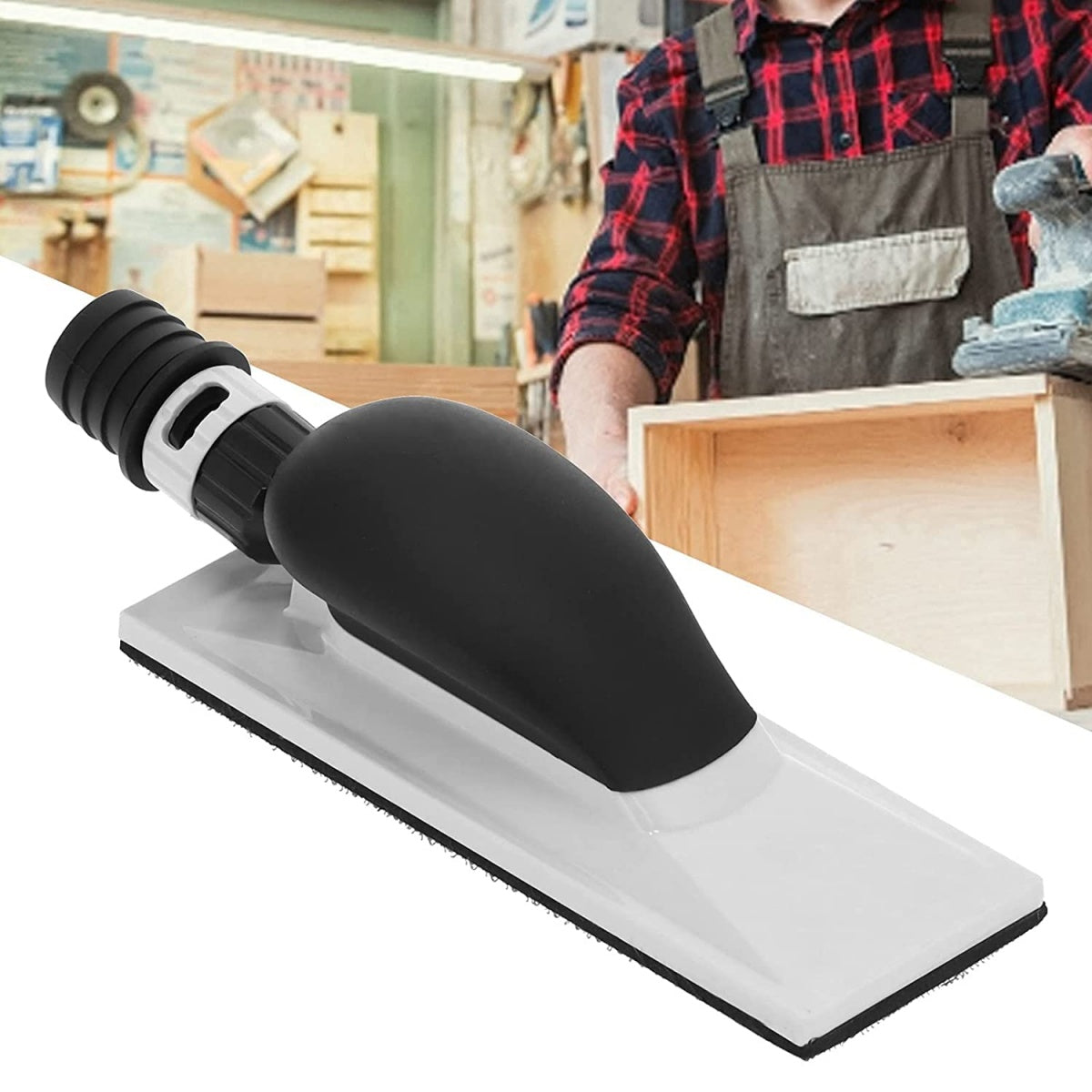 HAND SANDING BLOCK WITH DUST EXTRACTION | 70 X 200 MM (H130513)