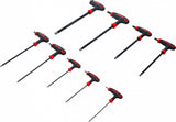 T-HANDLE L-TYPE WRENCH SET | INTERNAL HEXAGON | 2 - 10 MM | 9 PCS. (7882)