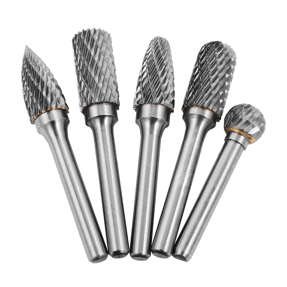 TUNGSTEN CARBIDE DIAMOND BURR SET | 6 MM | 5 PCS. (SK8698)