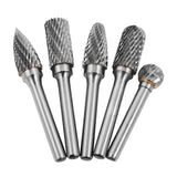 TUNGSTEN CARBIDE DIAMOND BURR SET | 6 MM | 5 PCS. (SK8698)