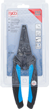 CABLE STRIPPING AND CRIMPING PLIERS | 210 MM (72095)