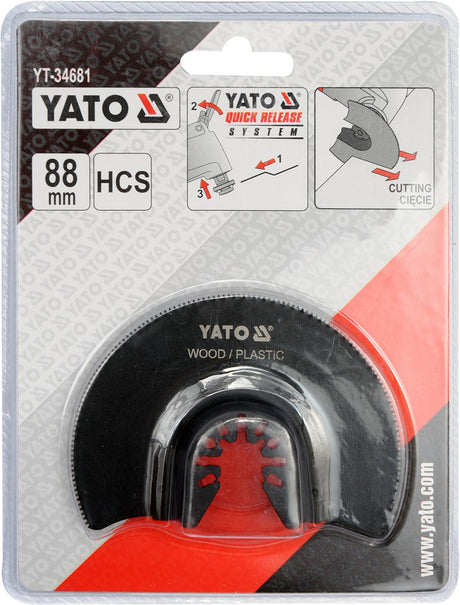 HALF-MOON SAW BLADE FOR MULTITOOL HCS (YT-34681)