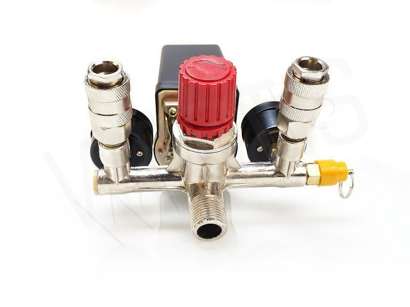 COMPRESSOR REGULATOR WITH PRESSURE SWITCH AND PRESSURE GAUGES | 380V (SK10679)