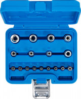 BIT AND SOCKET SET | E-TYPE / T-STAR (FOR TORX) | 17 PCS. (5023)