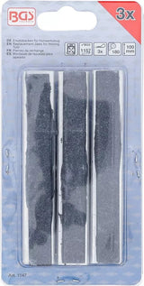 REPLACEMENT JAWS FOR HONING TOOL BGS 1157 | JAWS 100 MM | K 180 | 3 PCS. (1147)