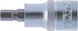 BIT SOCKET | 12.5 MM (1/2") | INTERNAL HEXAGON 7 MM (4253)