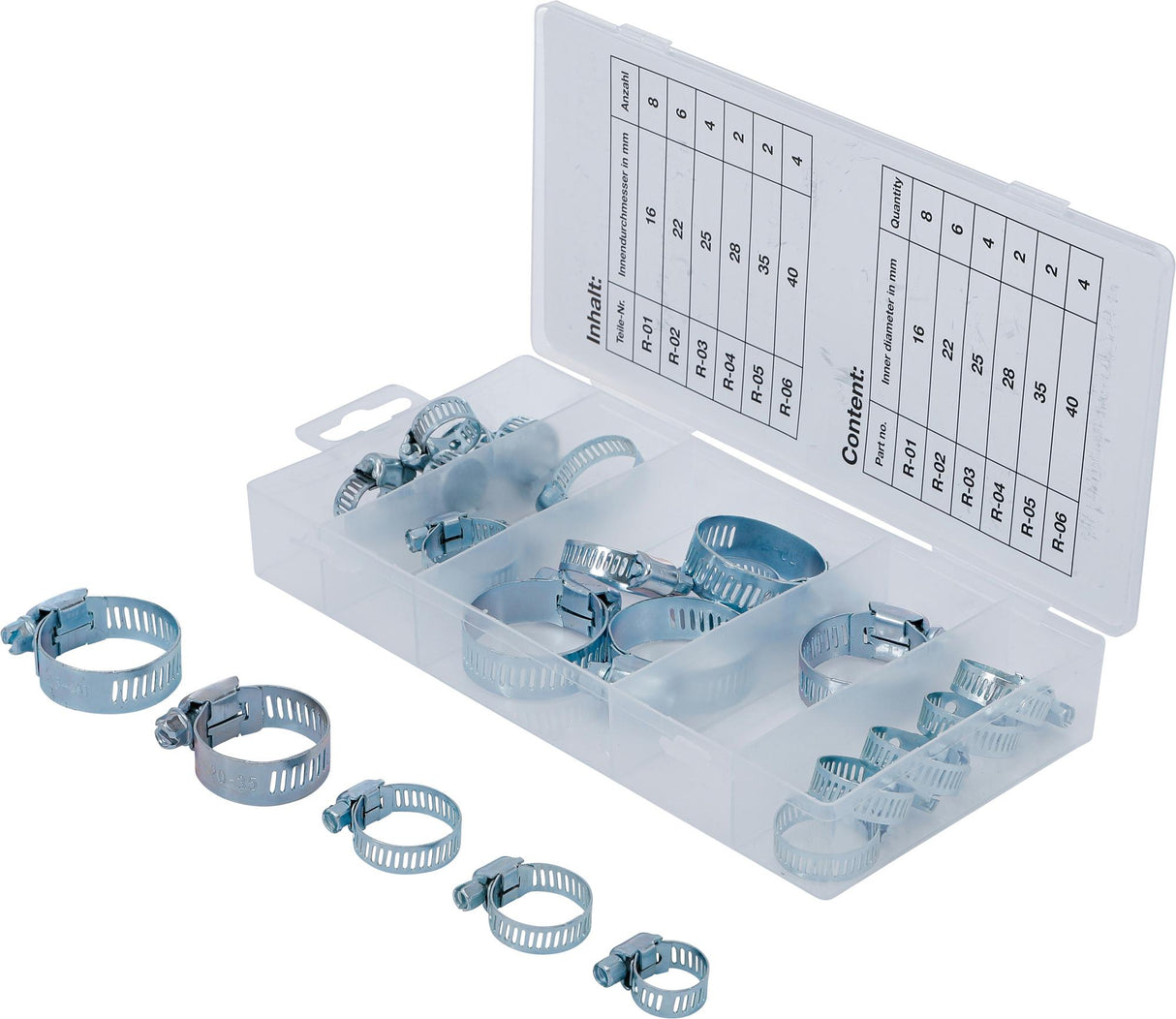HOSE CLAMP ASSORTMENT | Ø 16 - 40 MM | 26 PCS. (8055)