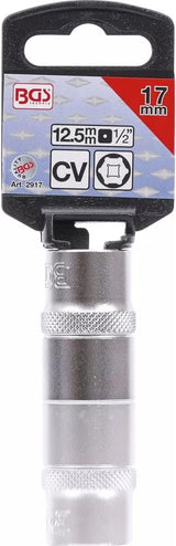 SOCKET, HEXAGON | 12.5 MM (1/2") DRIVE | 17 MM (2917)