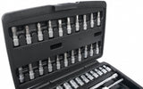 SOCKET SET WITH RATCHET 1/4", 48 PCS. (KR141048)